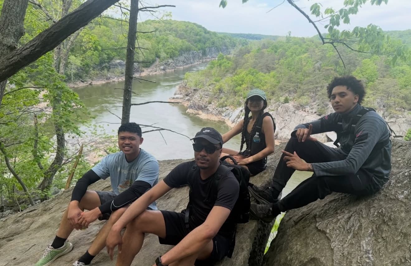 River overlook on a DMV trail